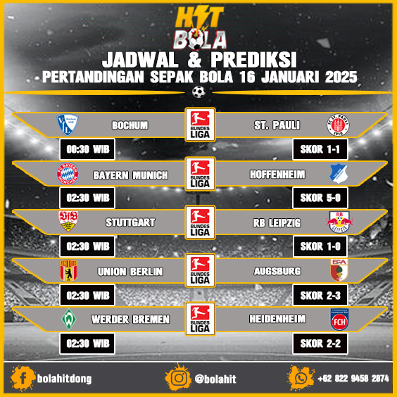 Jadwal Dan Prediksi