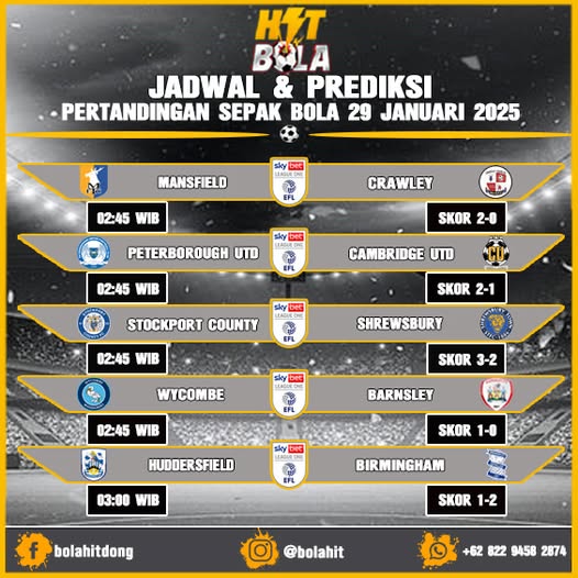 JADWAL & PREDIKSI