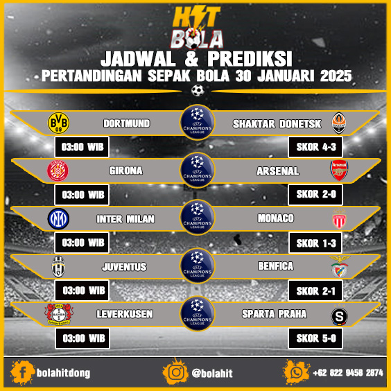 Jadwal Dan Prediksi