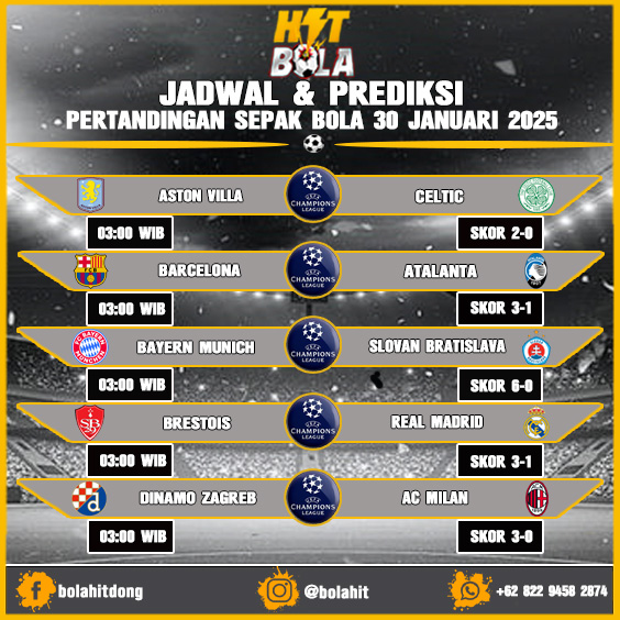 Jadwal Dan Prediksi