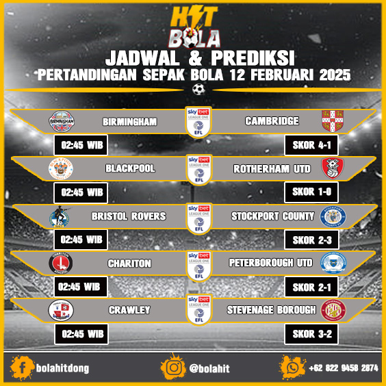 Jadwal Dan Prediksi