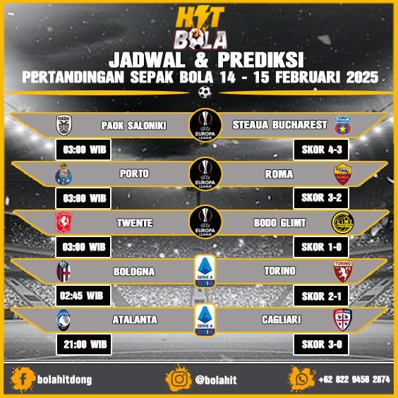 Jadwal Dan Prediksi