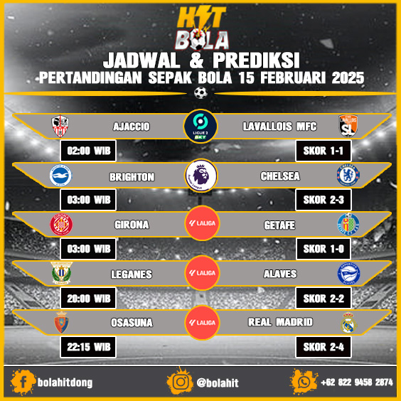 Jadwal Dan Prediksi