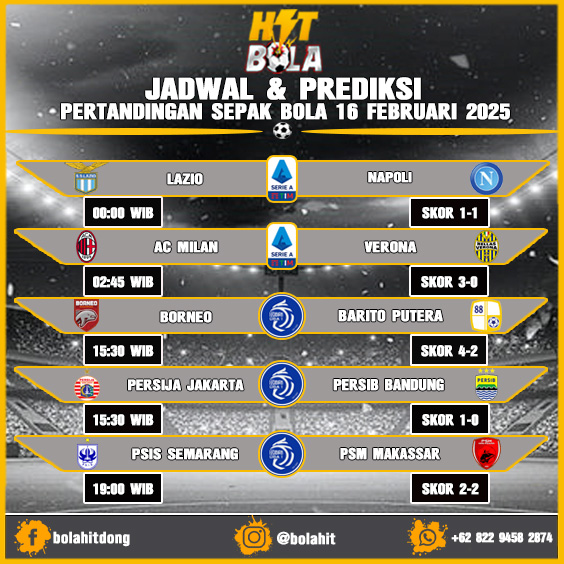 Jadwal Dan Prediksi