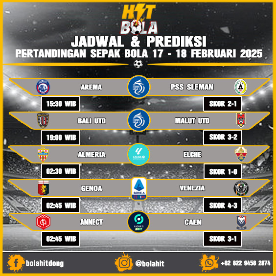 Jadwal Dan Prediksi