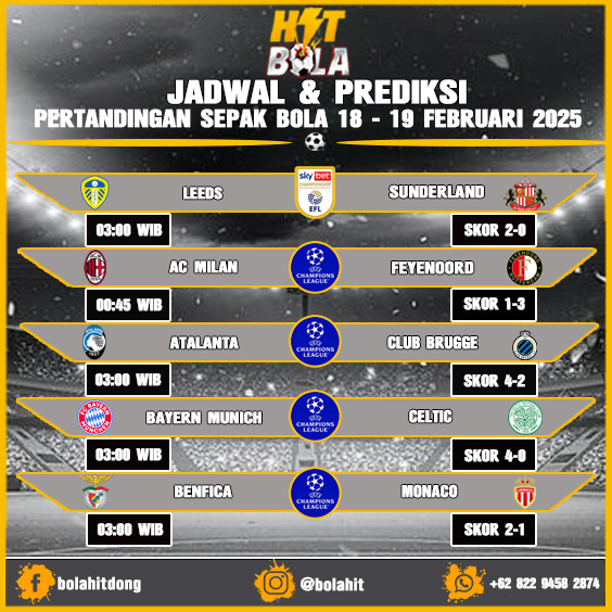 Jadwal Dan Prediksi