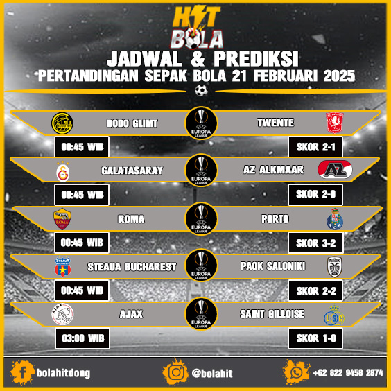 Jadwal Dan Prediksi