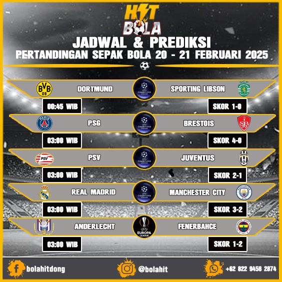 Jadwal Dan Prediksi