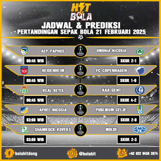 Jadwal Dan Prediksi