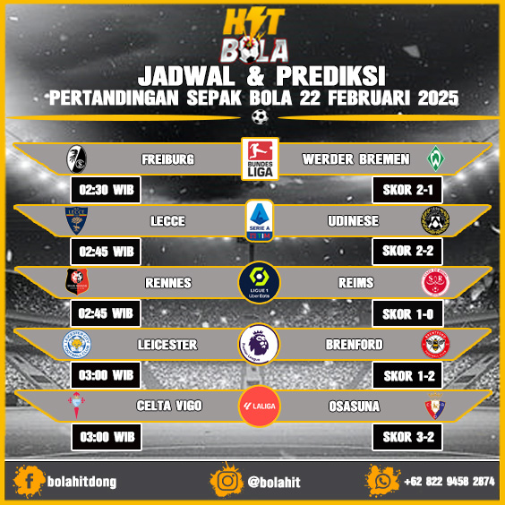 Jadwal Dan Prediksi