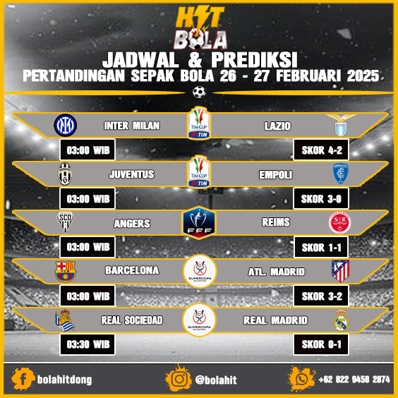 Jadwal Dan Prediksi