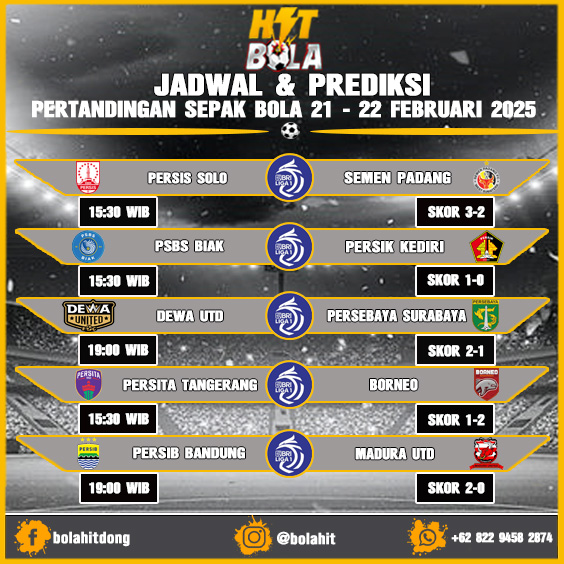 Jadwal Dan Prediksi