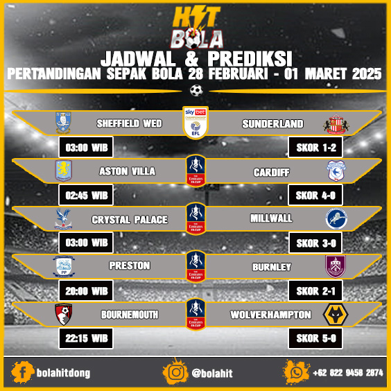 Jadwal Dan prediksi