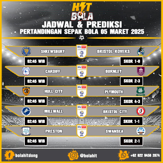 Jadwal Dan Prediksi