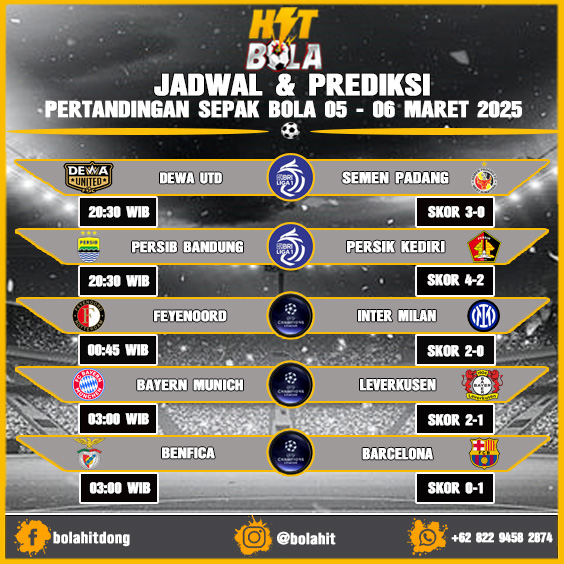 Jadwal Dan Prediksi