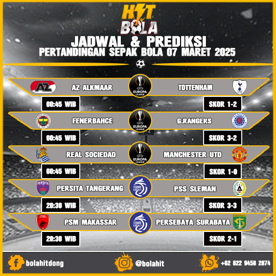 Jadwal Dan Prediksi