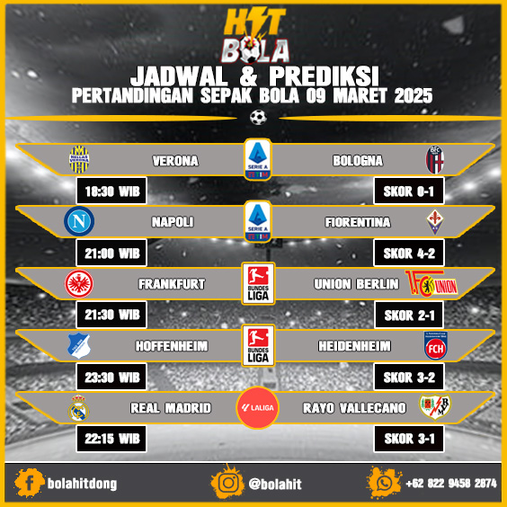 Jadwal Dan Prediksi