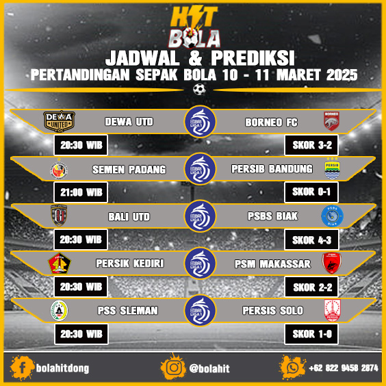 Jadwal Dan prediksi