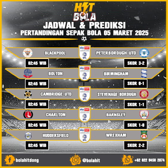 Jadwal Dan Prediksi