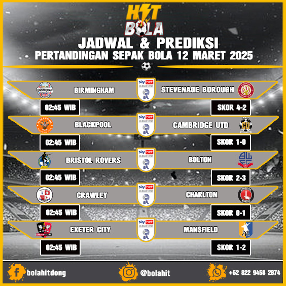 JADWAL & PREDIKSI