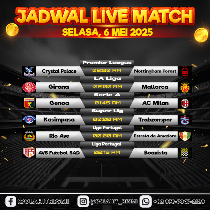 JADWAL PERTANDINGAN