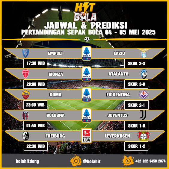 Jadwal Dan Prediksi