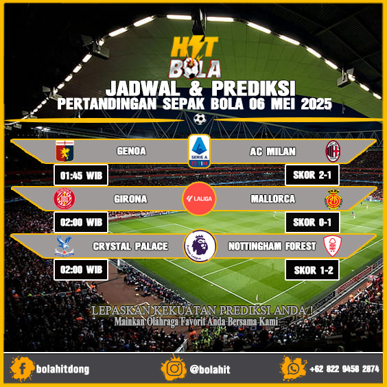 Jadwal Dan Prediksi