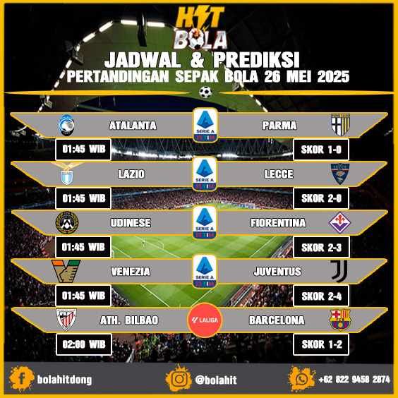 Jadwal Dan Prediksi