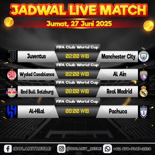 JADWAL PERTANDINGAN