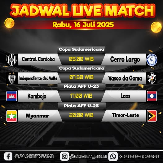 JADWAL PERTANDINGAN