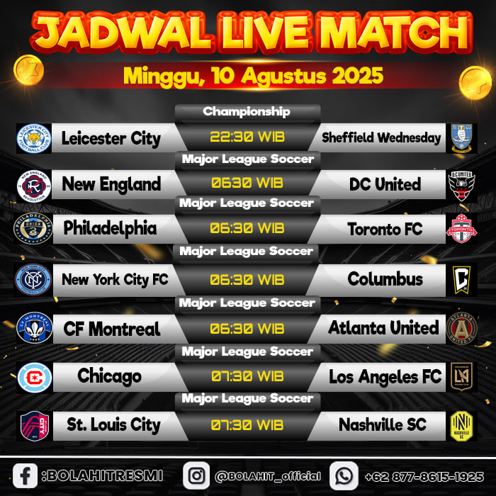 JADWAL PERTANDINGAN