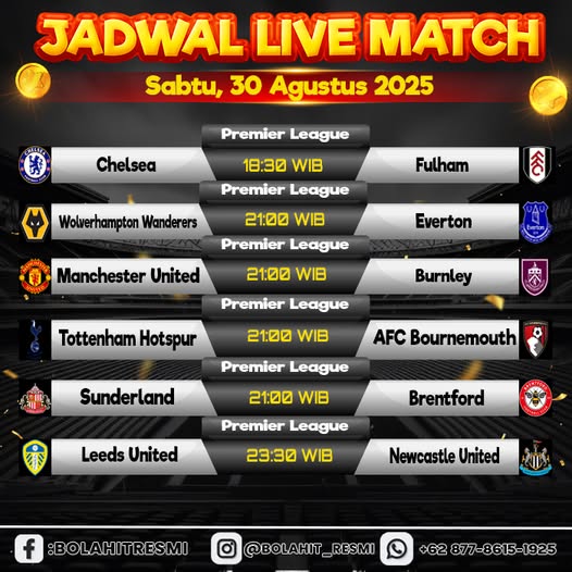 JADWAL PERTANDINGAN