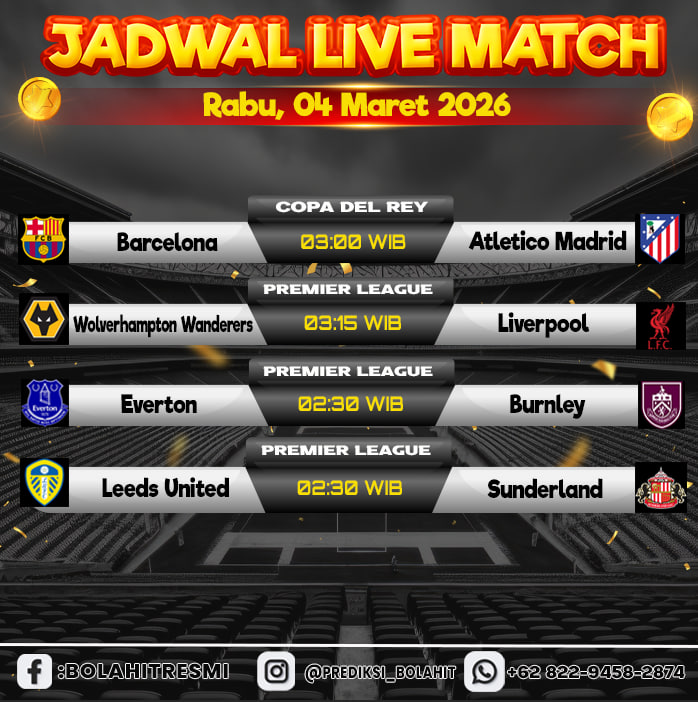 JADWAL PERTANDINGAN