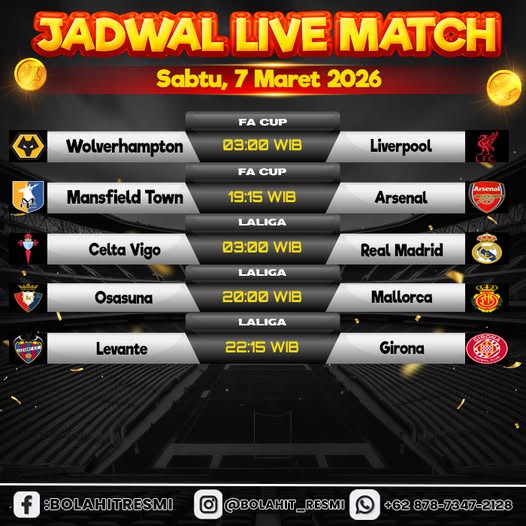 jadwal pertandingan