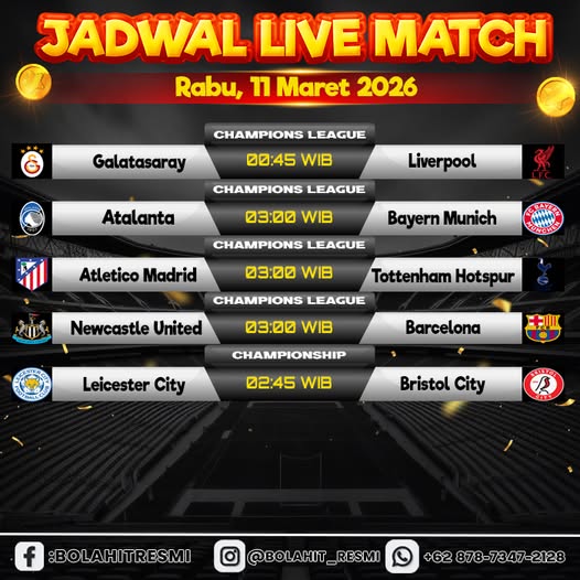 JADWAL PERTANDINGAN