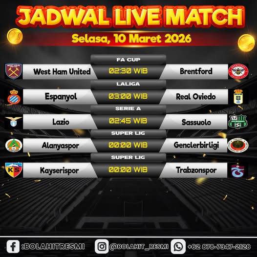JADWAL PERTANDINGAN