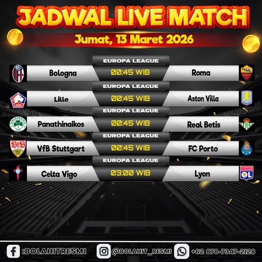 JADWAL PERTANDINGAN