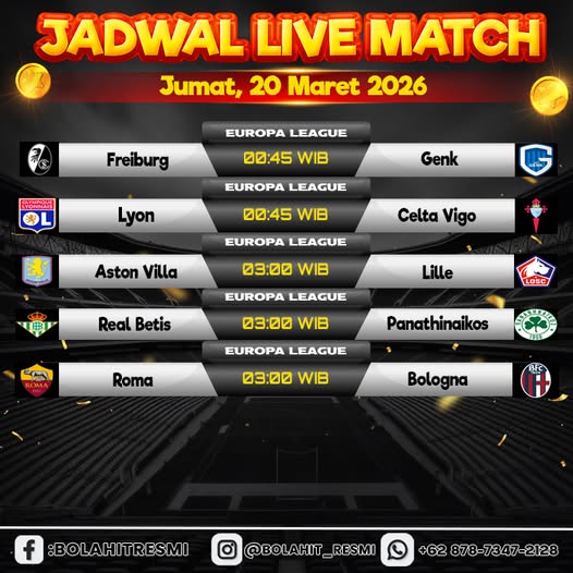 JADWAL PERTANDINGAN