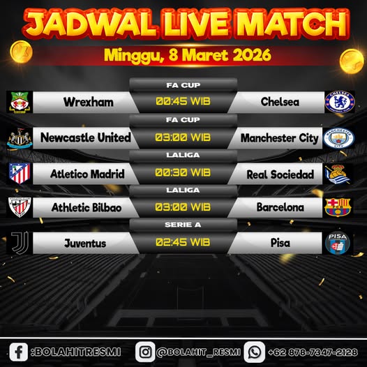 JADWAL PERTANDINGAN