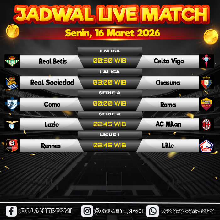 JADWAL PERTANDINGAN