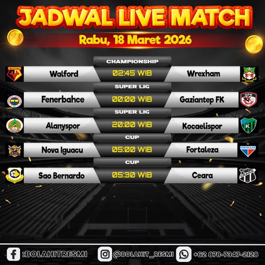 JADWAL PERTANDINGAN