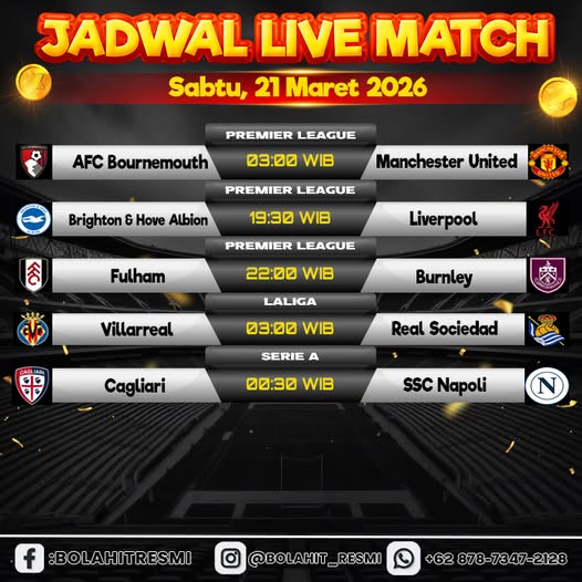 JADWAL PERTANDINGAN