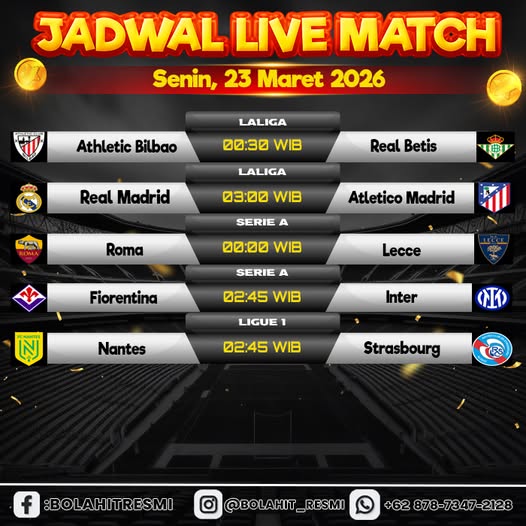 JADWAL PERTANDINGAN