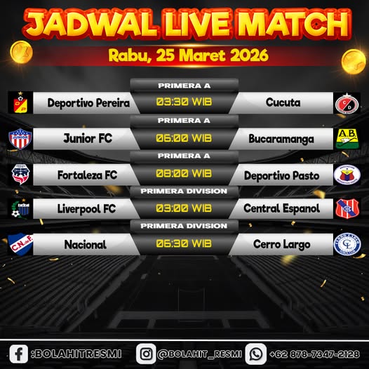 JADWAL PERTANDINGAN