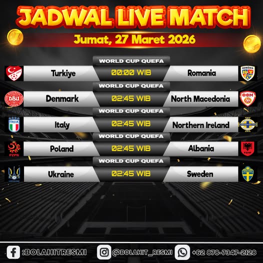 JADWAL PERTANDINGAN