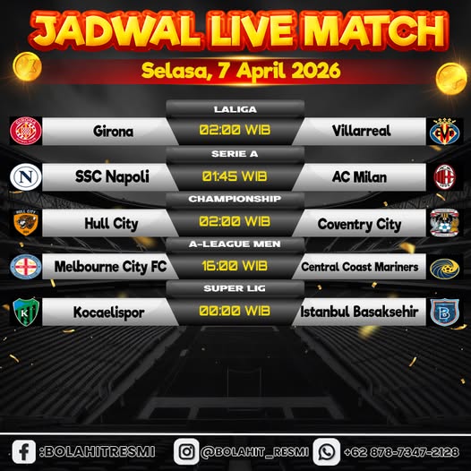 JADWAL PERTANDINGAN