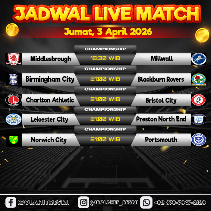 JADWAL PERTANDINGAN