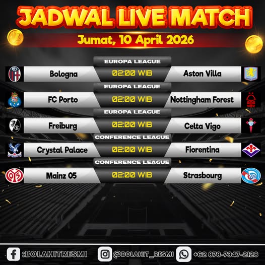 JADWAL PERTANDINGAN