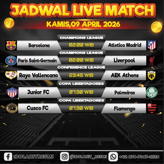 JADWAL PERTANDINGAN