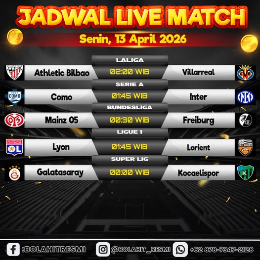 JADWAL PERTANDINGAN